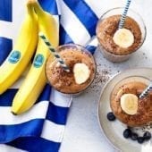 Griekse espresso-smoothie met cacao en Chiquita banaan